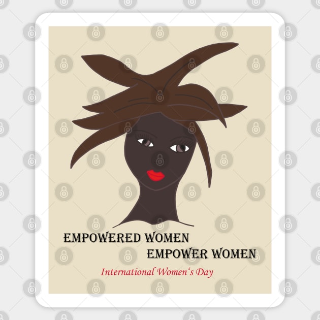 Black Women: International Womens Day Sticker by Anke Wonder 